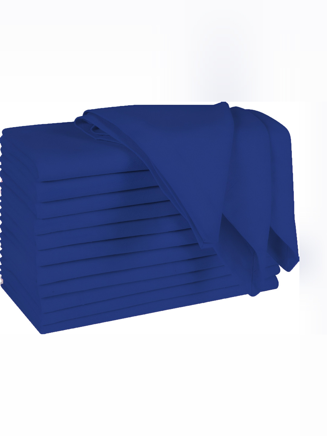

FOVEROS Blue 12 Pieces Cotton Dinner Table Napkins