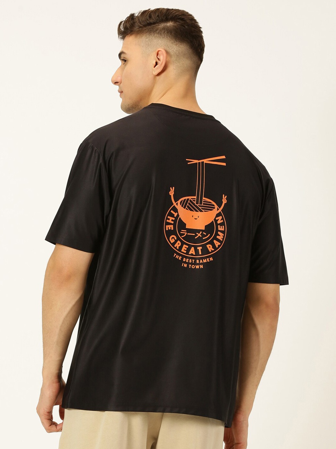 

Thomas Scott Men Typography Printed T-shirt, Black