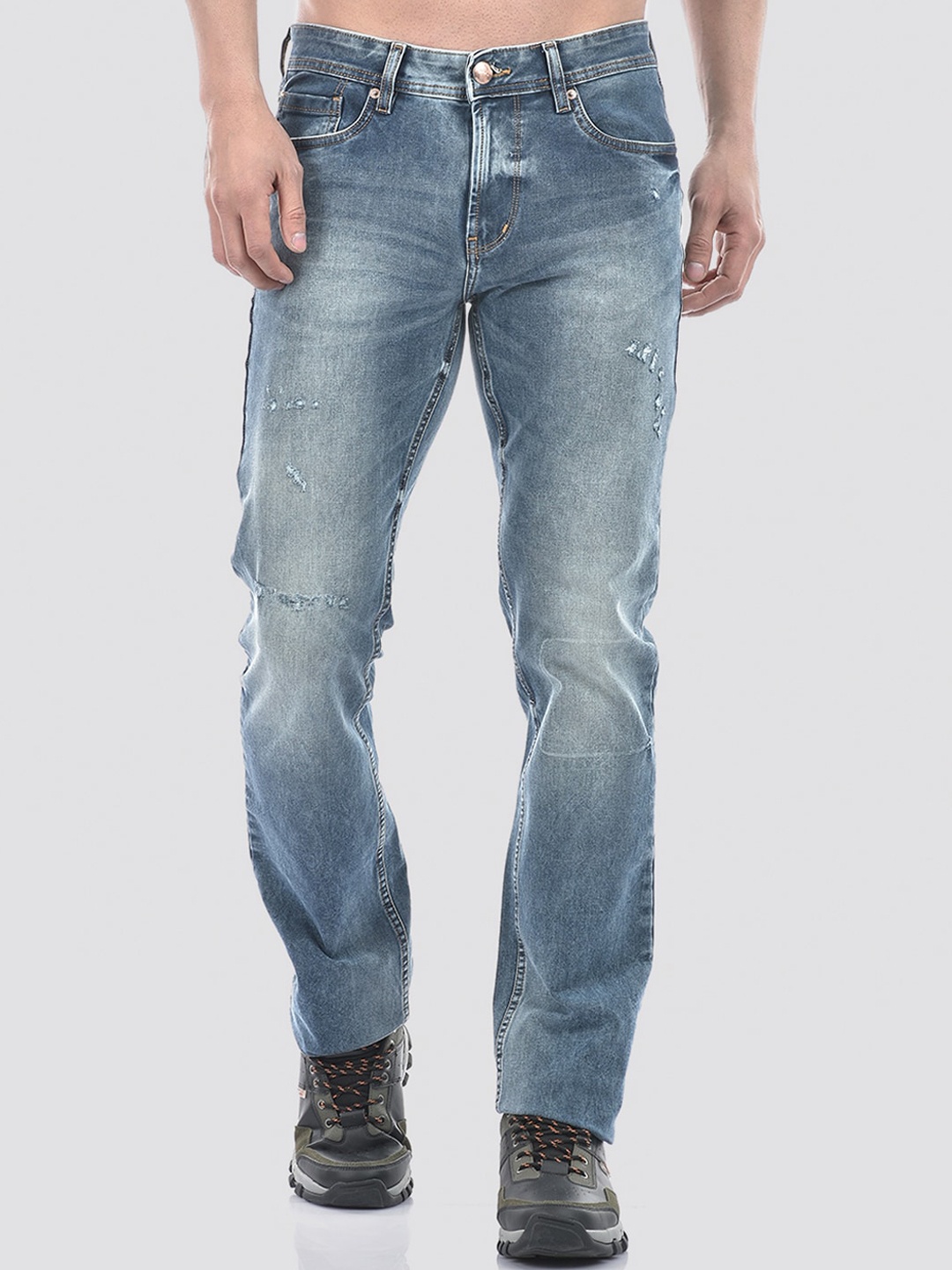 

Numero Uno Men Solid Slim Fit Sustainable Stretchable Jeans, Blue