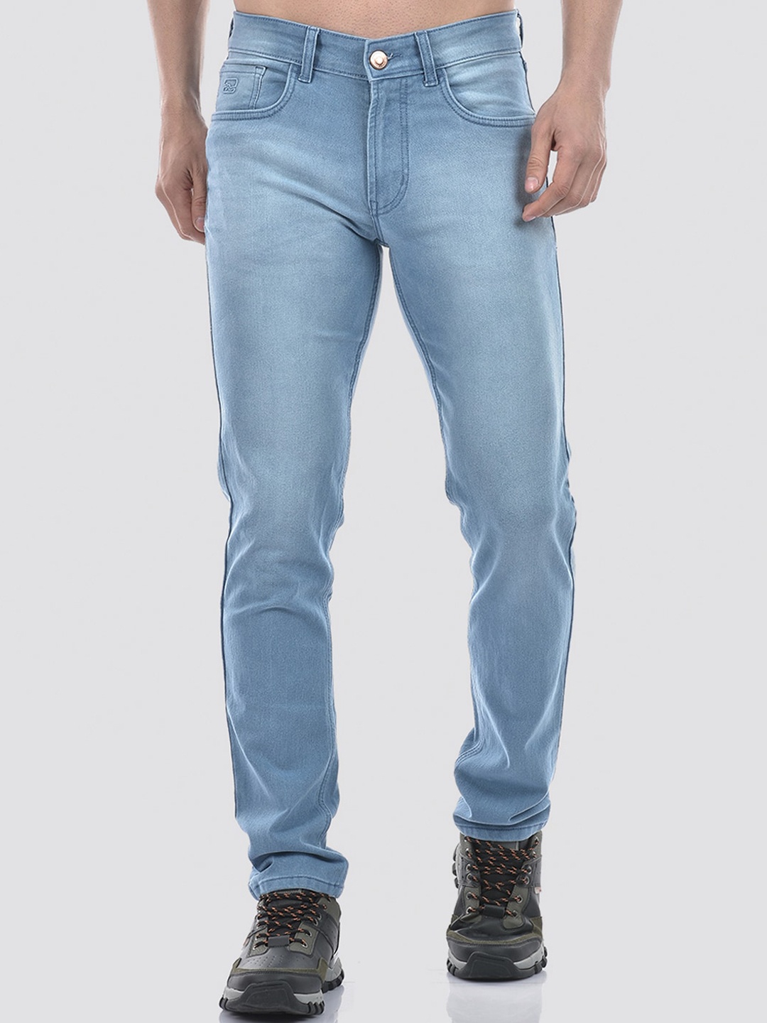 

Numero Uno Men Tapered Fit Low-Rise Stretchable Jeans, Blue