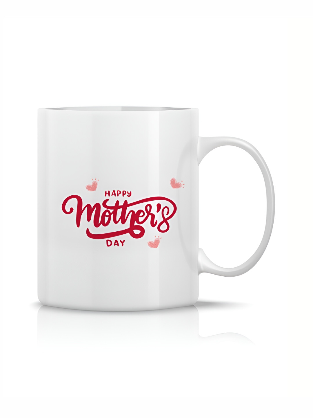 

The Decor Lane White Printed Ceramic Glossy Mugs Set of Cups and Mugs