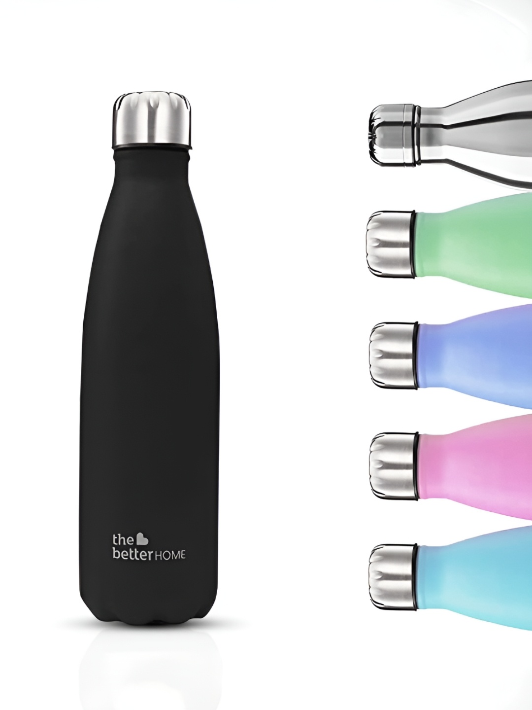 

The Better Home Black Single Stainless Steel Water Bottle