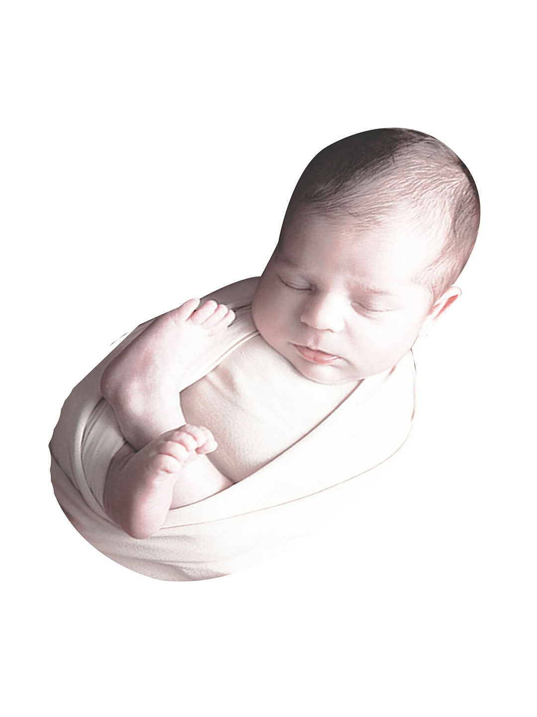 

Babymoon Infants Stretchable Swaddle Baby Wrap Photography Props, White