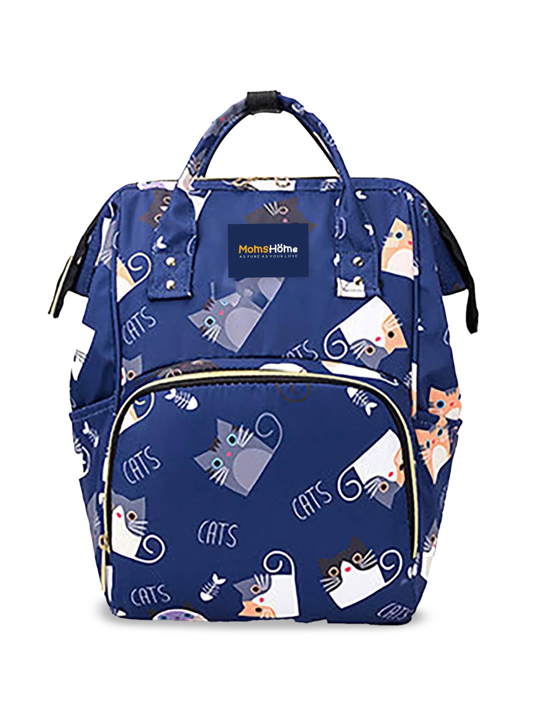 

Moms Home Kids Printed Diaper Bag, Blue