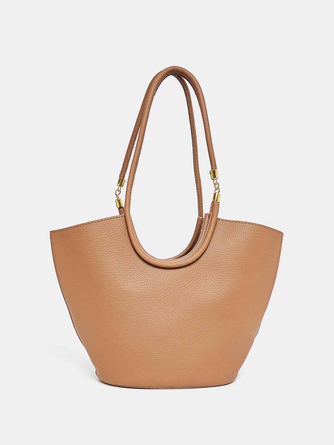 

Styli Long Double Handle Shoulder Bag, Brown