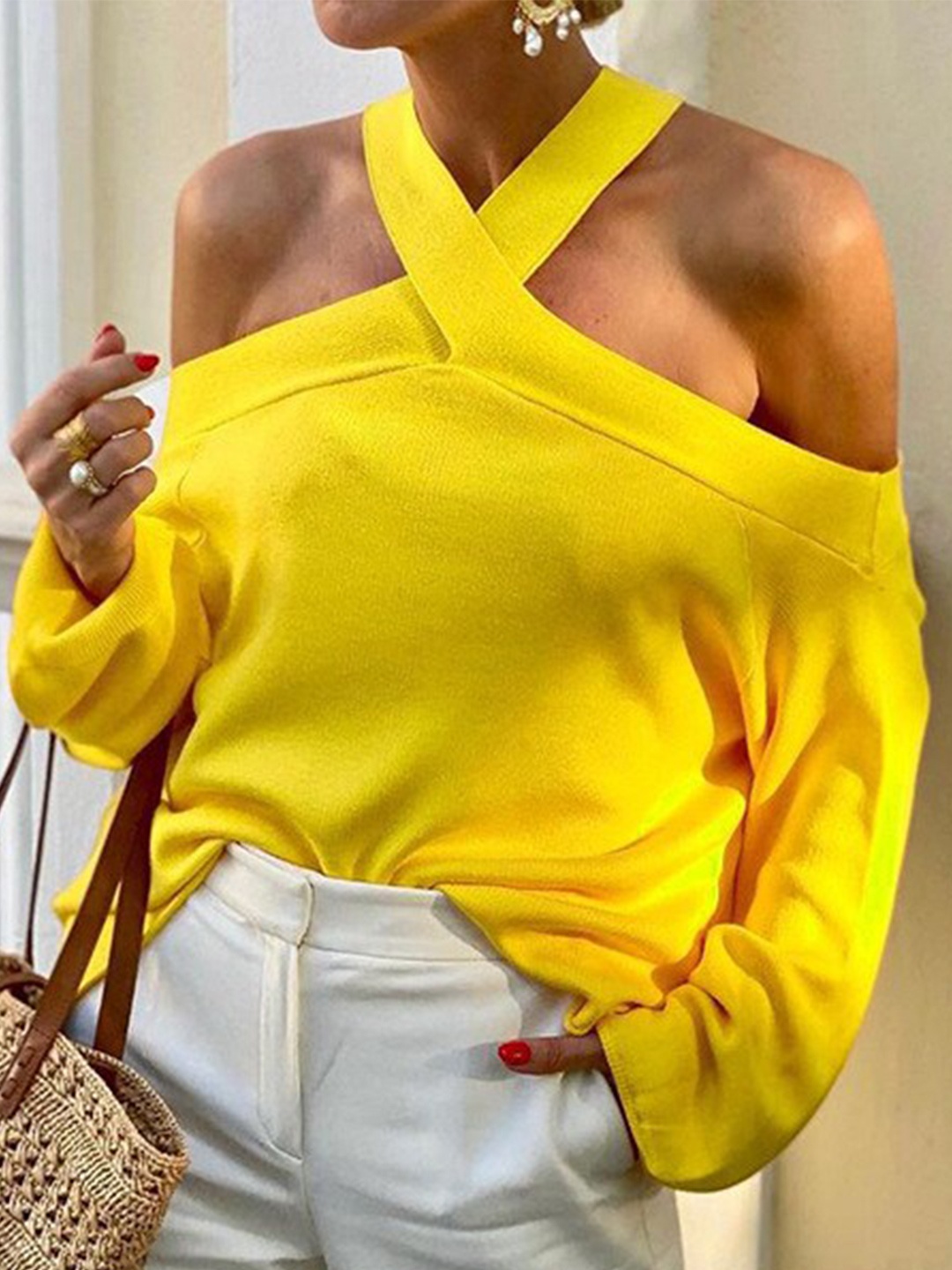 

StyleCast Top, Yellow