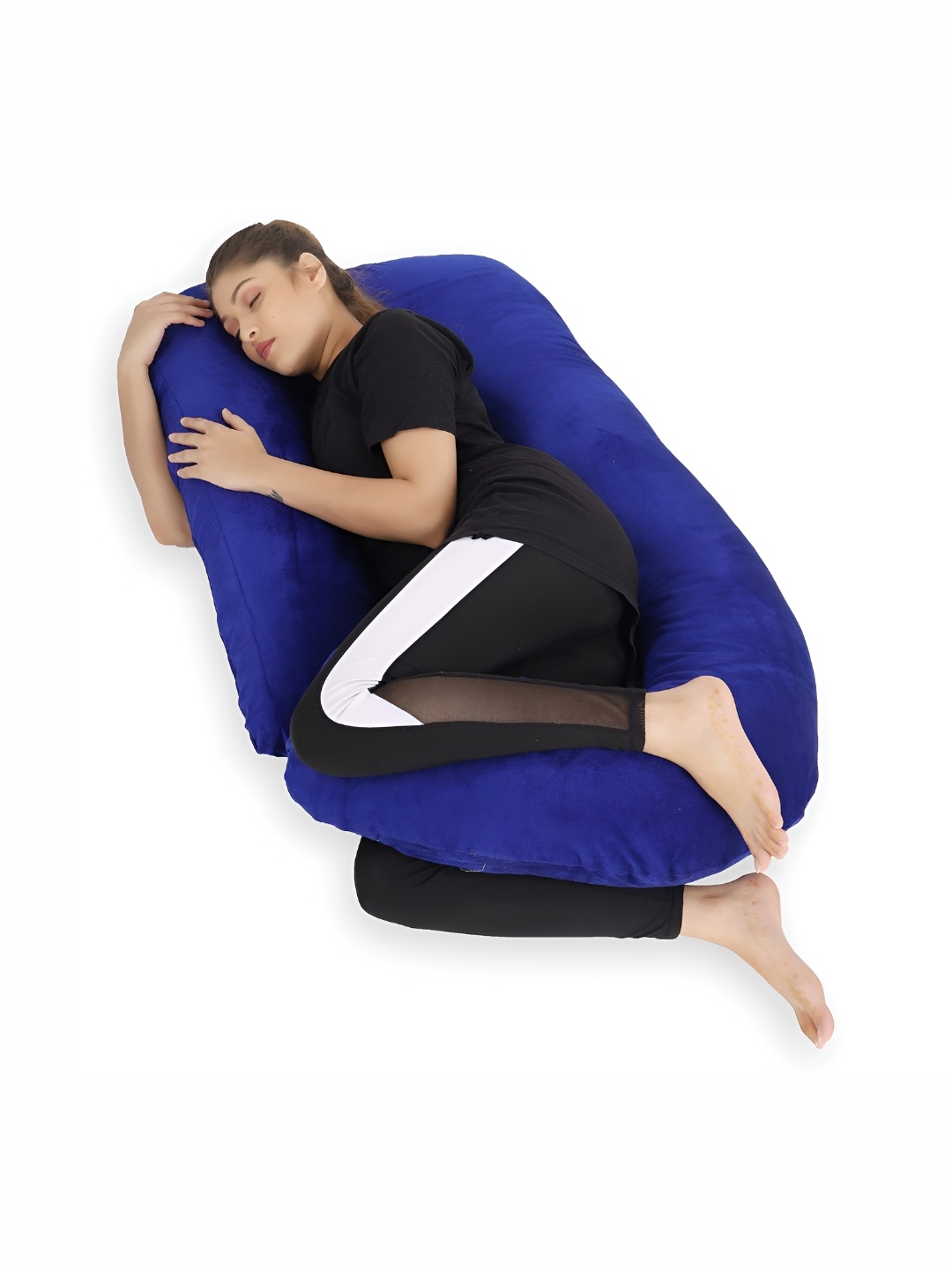 

DADDY COOL Blue Fibre Filled Faux Velvet Lightweight Maternity Pillow