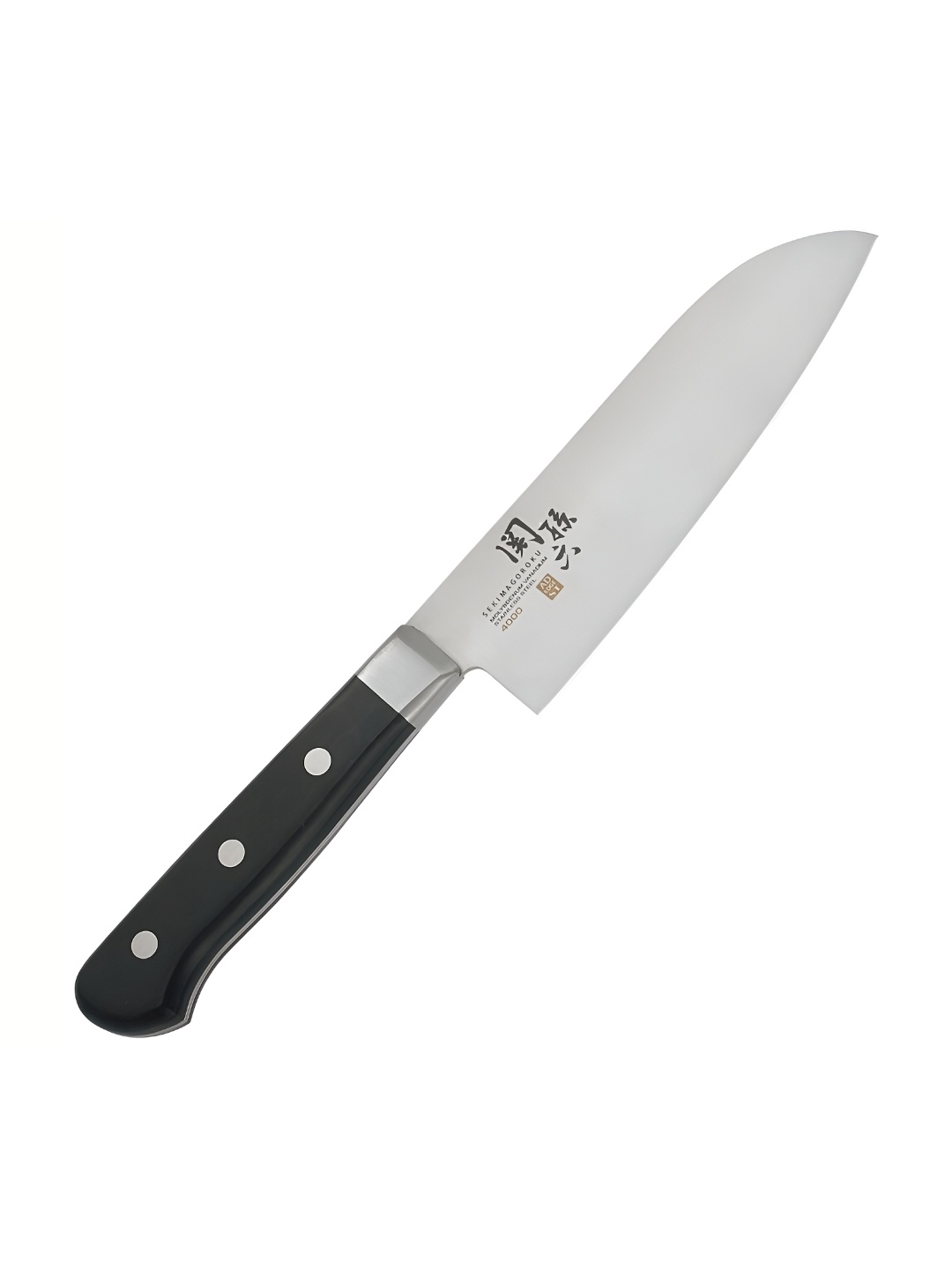 

KAI Silver toned & Black Stainless Steel Knife