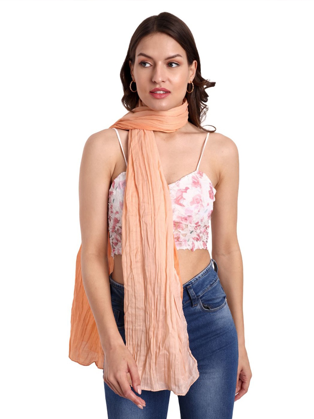 

CrossKulture Women Ombre Dyed Scarf, Peach