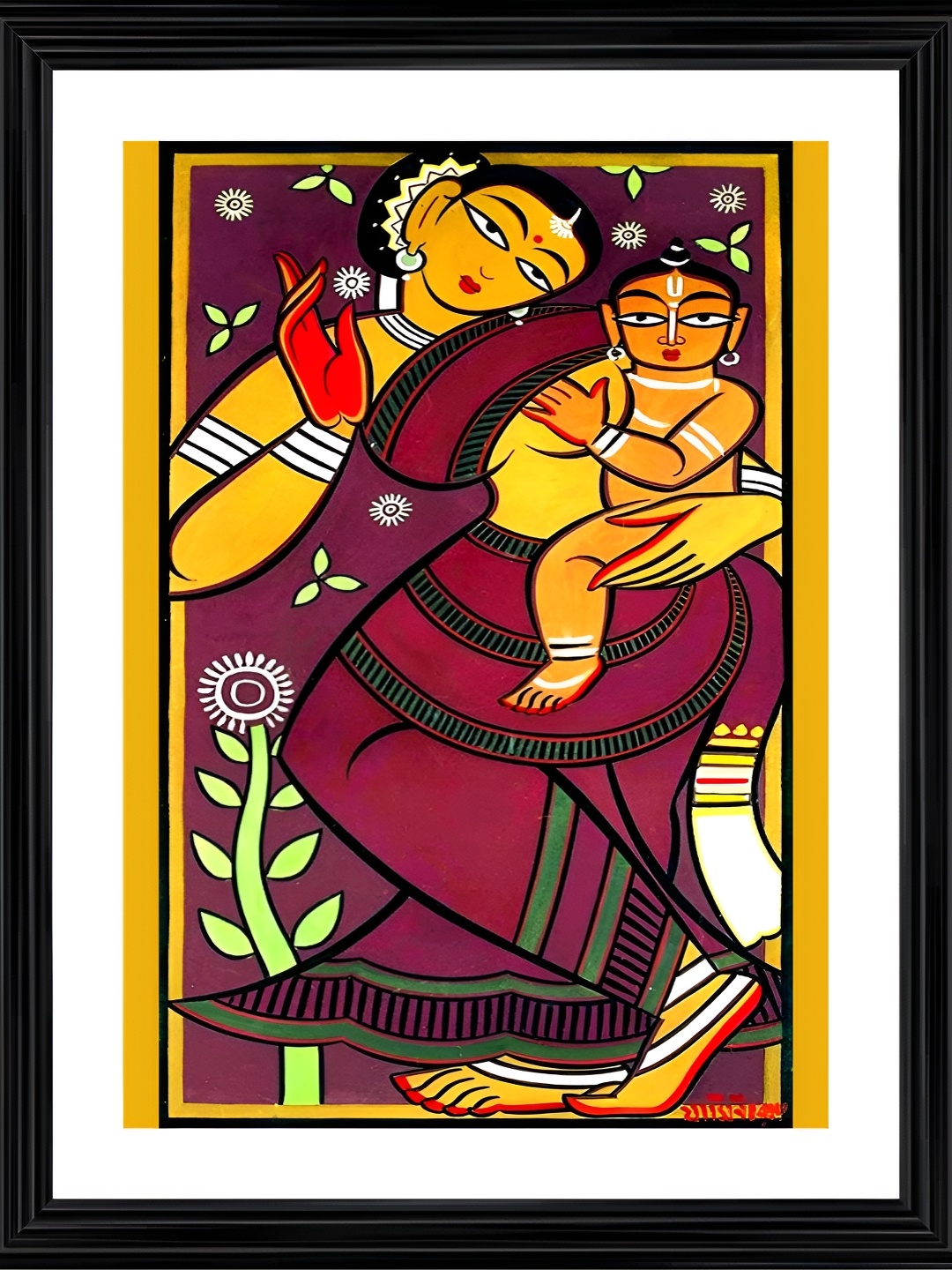 

Adventures India Brown & Green Wooden Other Wall Painting