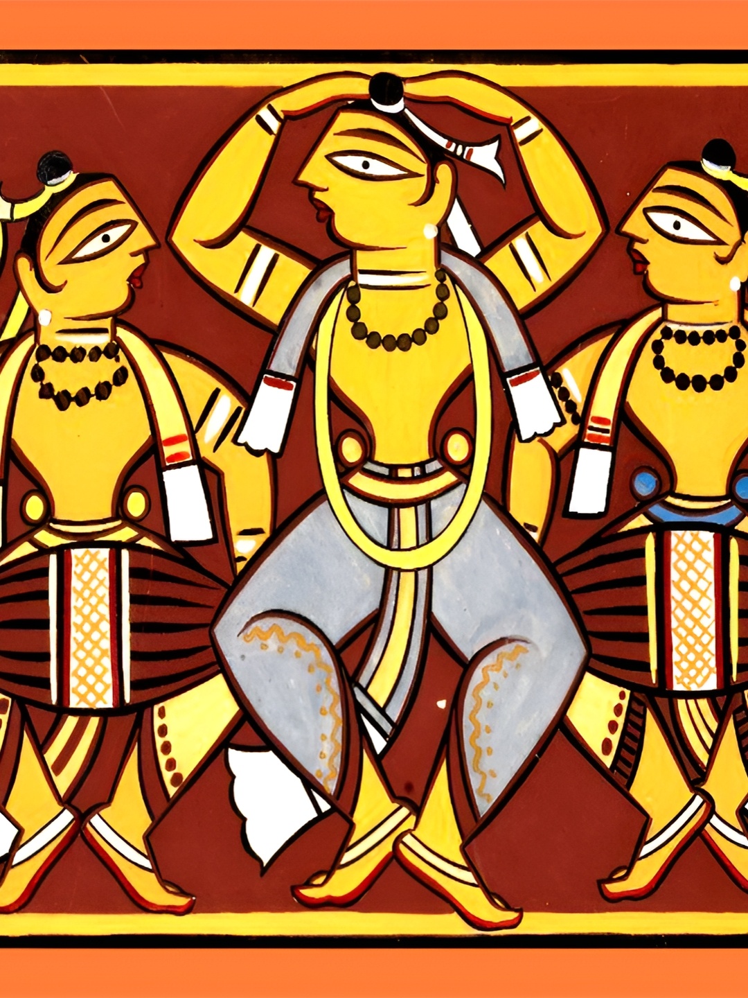 

Adventures India Yellow & Grey 1 Piece Wood Other Wall Paintings