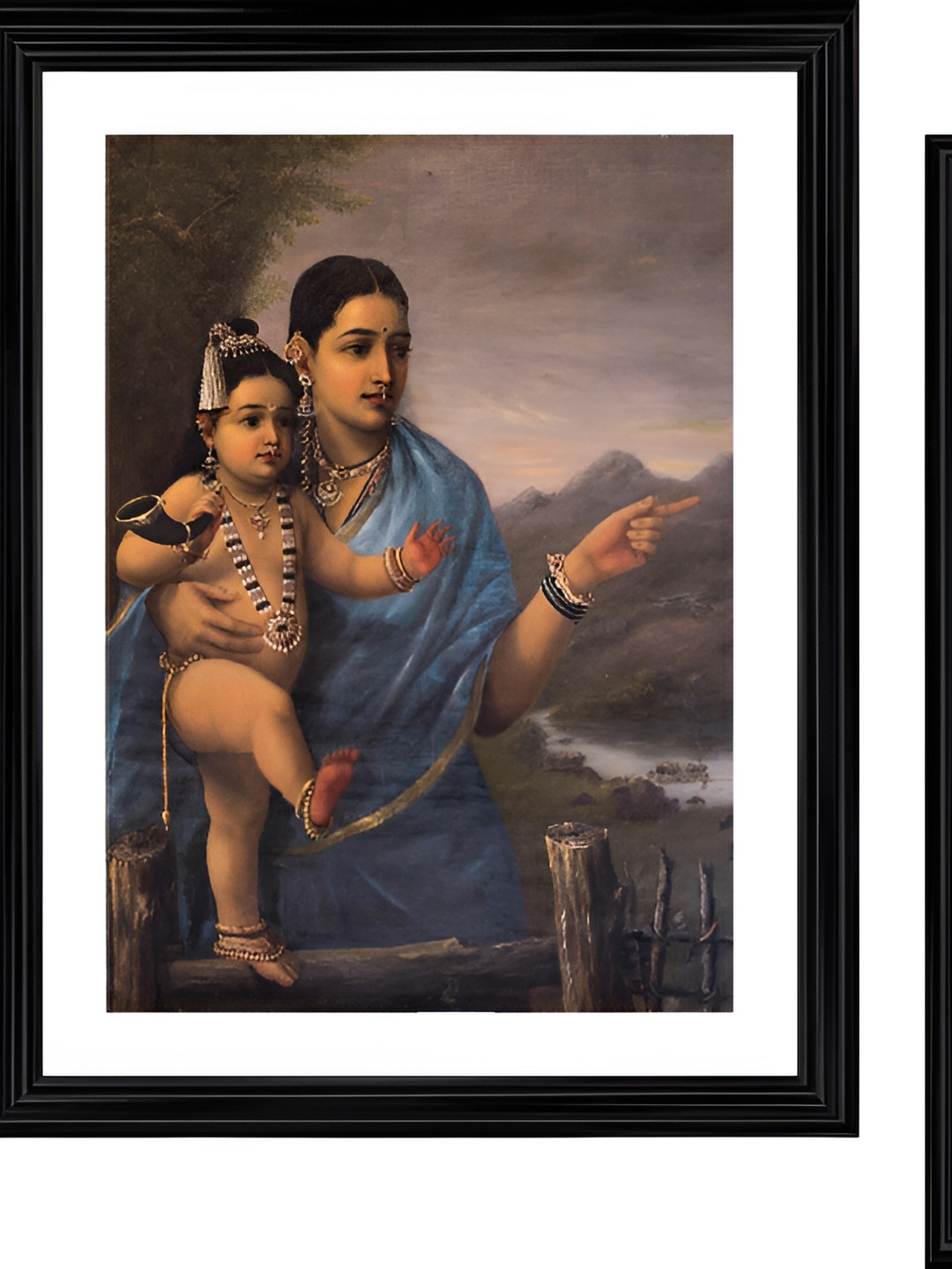 

Adventures India Black & Brown 2 Pieces Wooden Paintings Wall Art