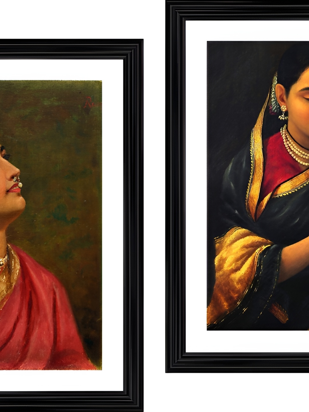 

Adventures India Black & Red 2 Pieces Wooden Wall Art