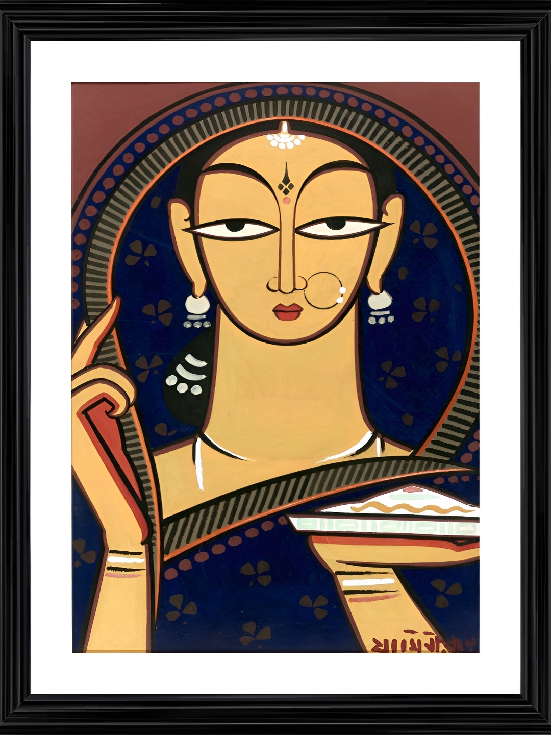 

Adventures India Black & Nude Wooden Wall Art