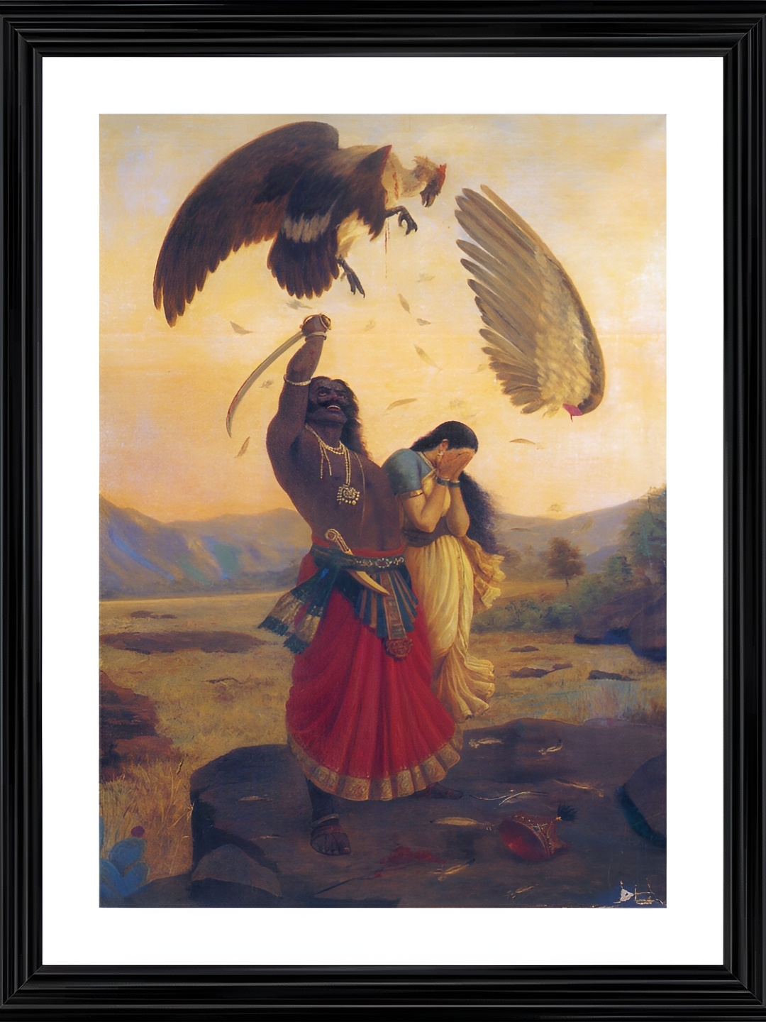 

Adventures India Black & White Wooden Painting Wall Art