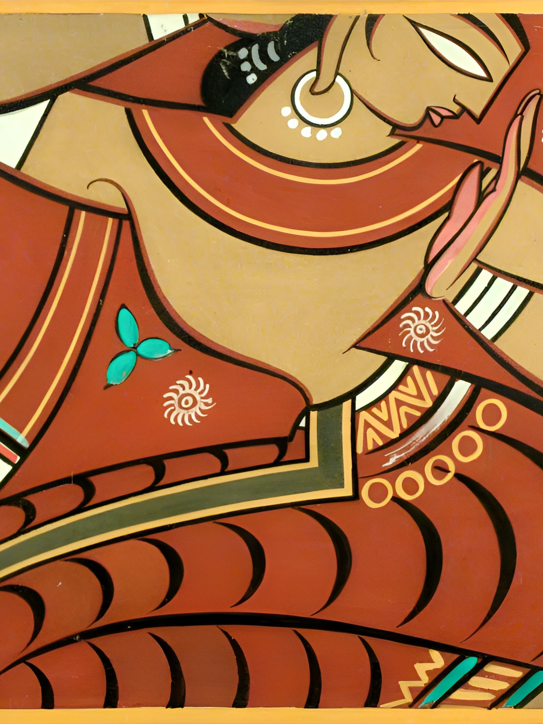 

Adventures India Brown & White Wooden Wall Art