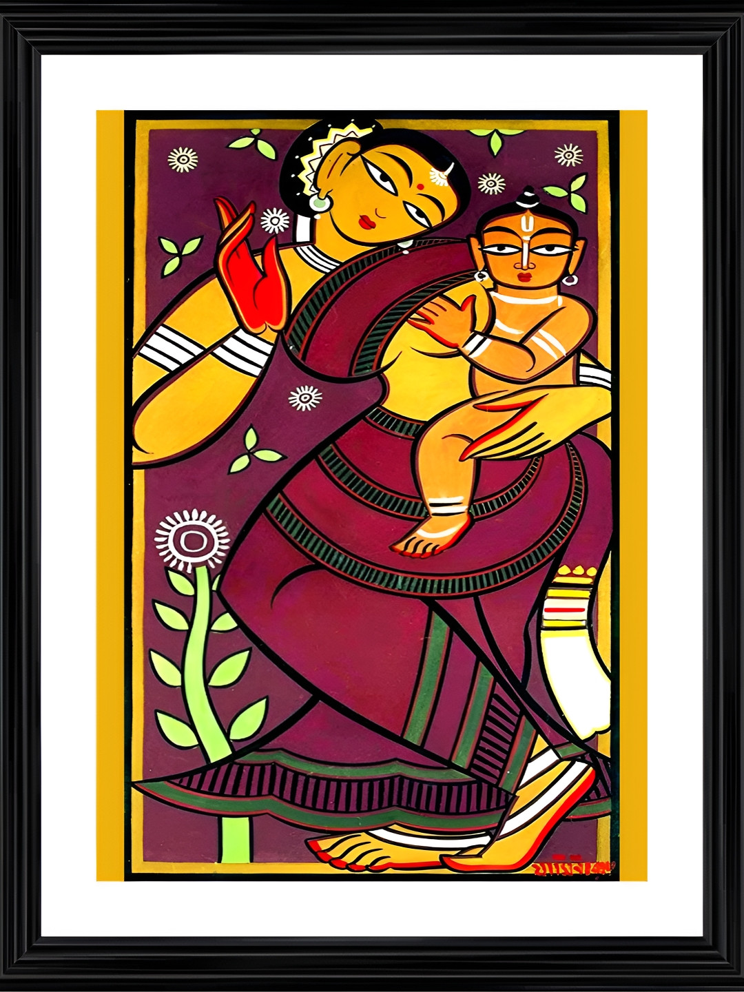 

Adventures India White & Brown Wooden Painting Wall Art