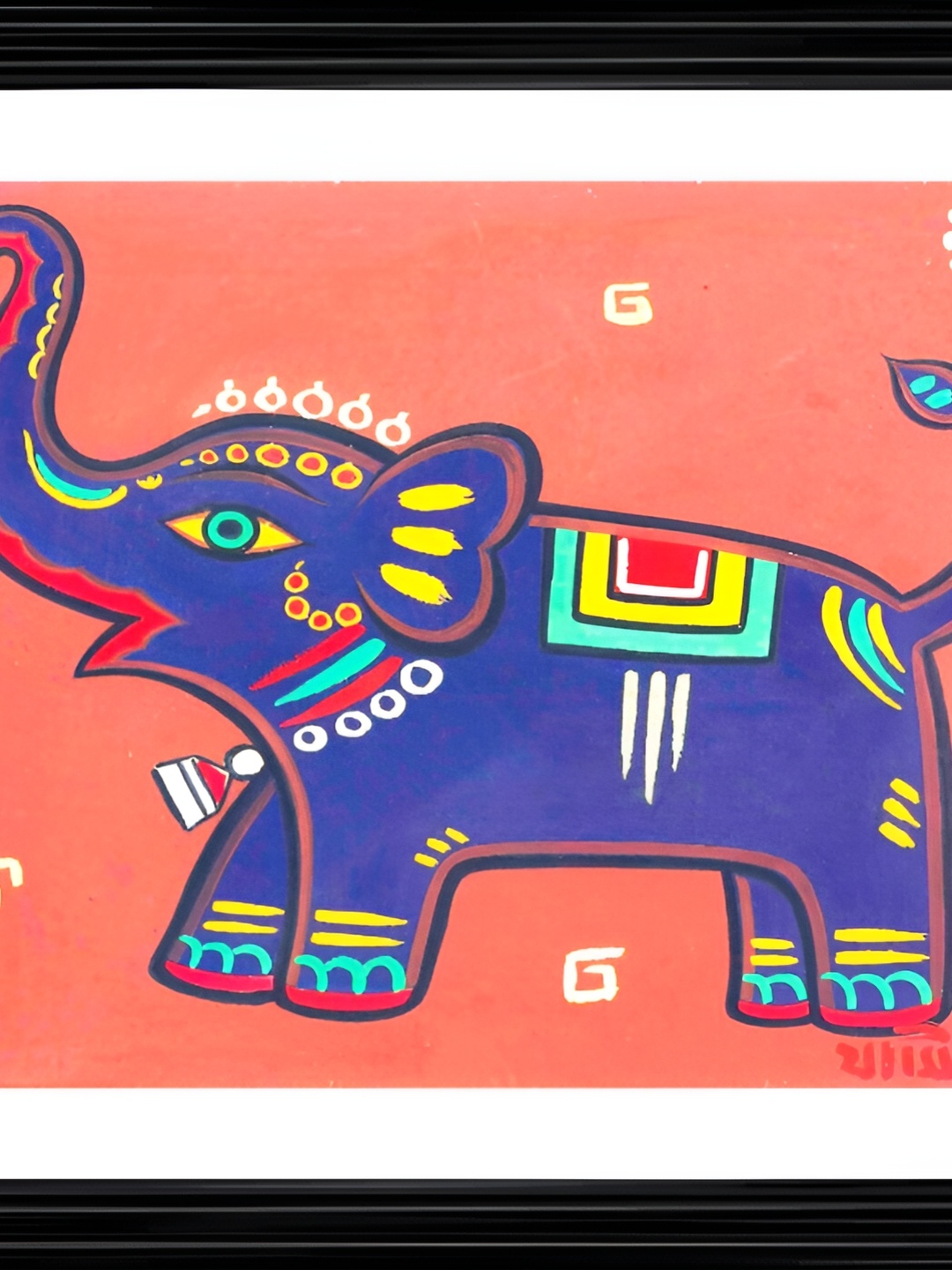 

Adventures India White & Blue Wooden Paintings Wall Art