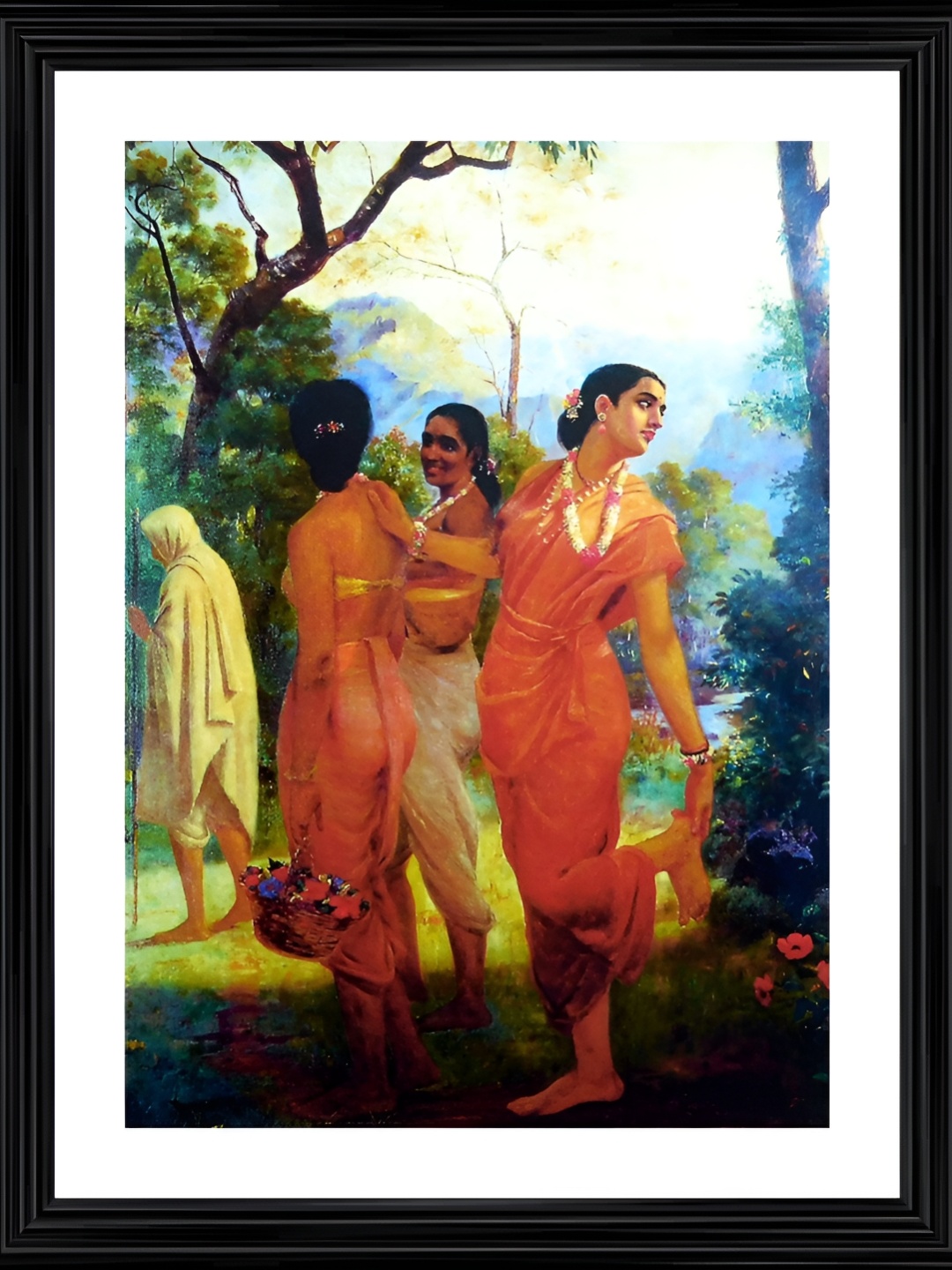 

Adventures India White & Blue Wooden Paintings Wall Art