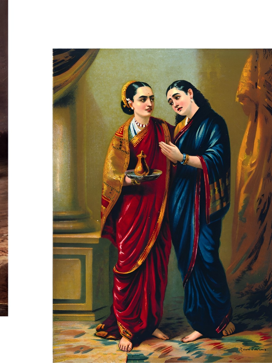 

Adventures India Brown & Blue 2 Pieces Wooden Paintings Wall Art