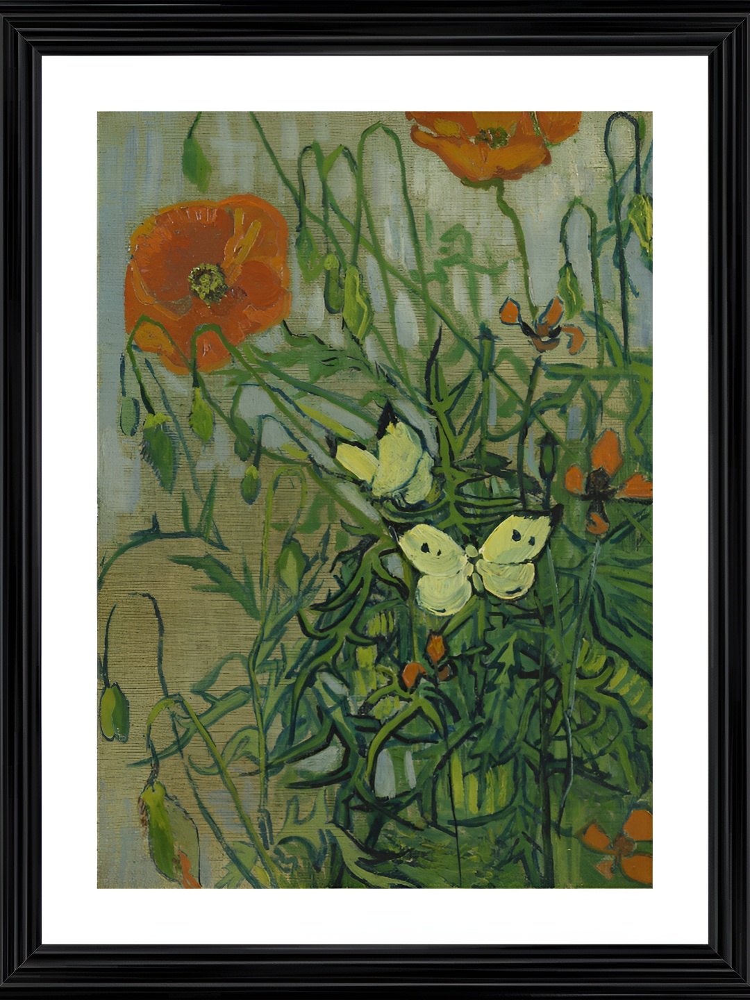 

Adventures India Green & Orange Wooden Wall Art
