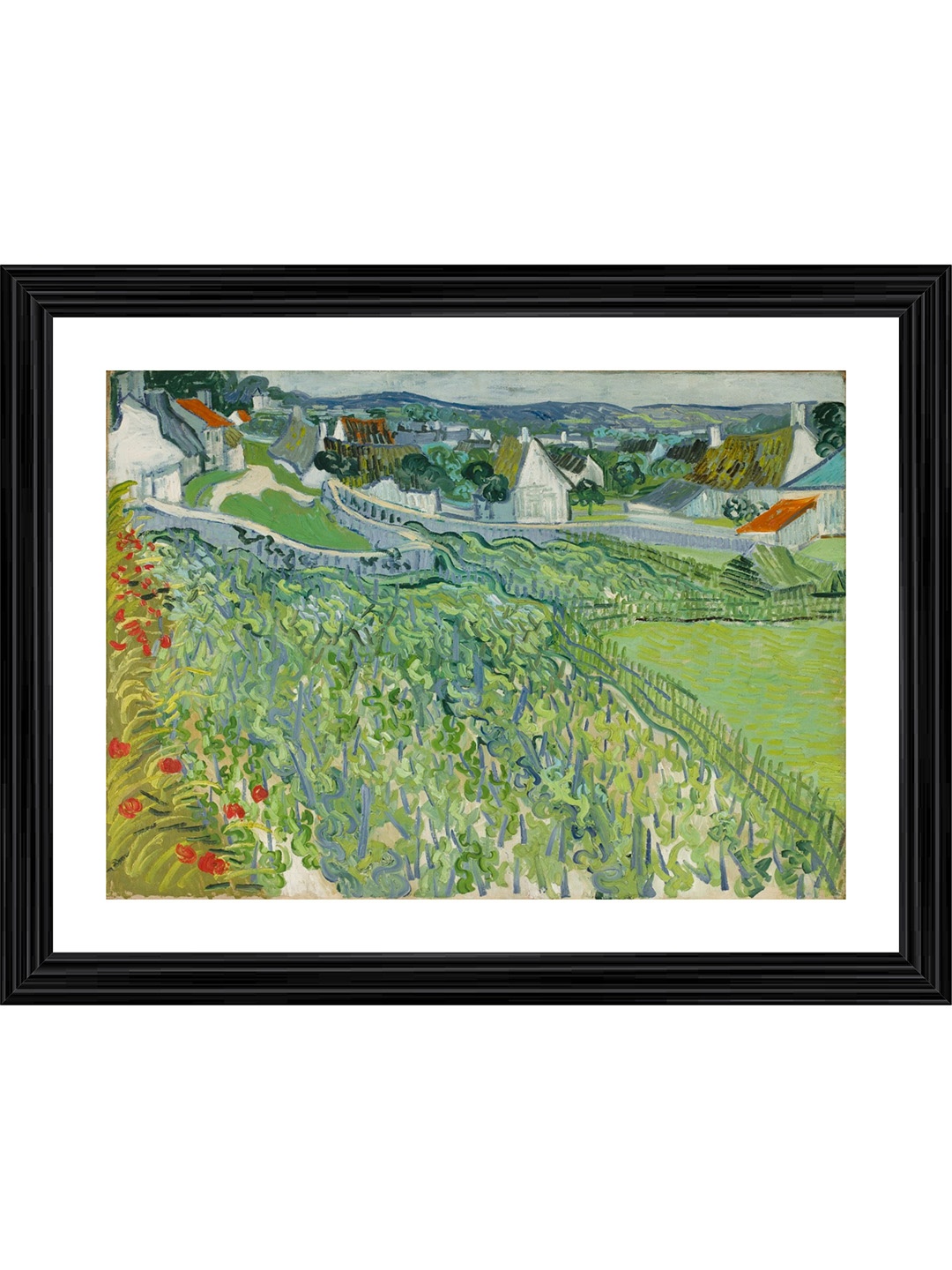 

Adventures India White & Green Wooden Painting Wall Art