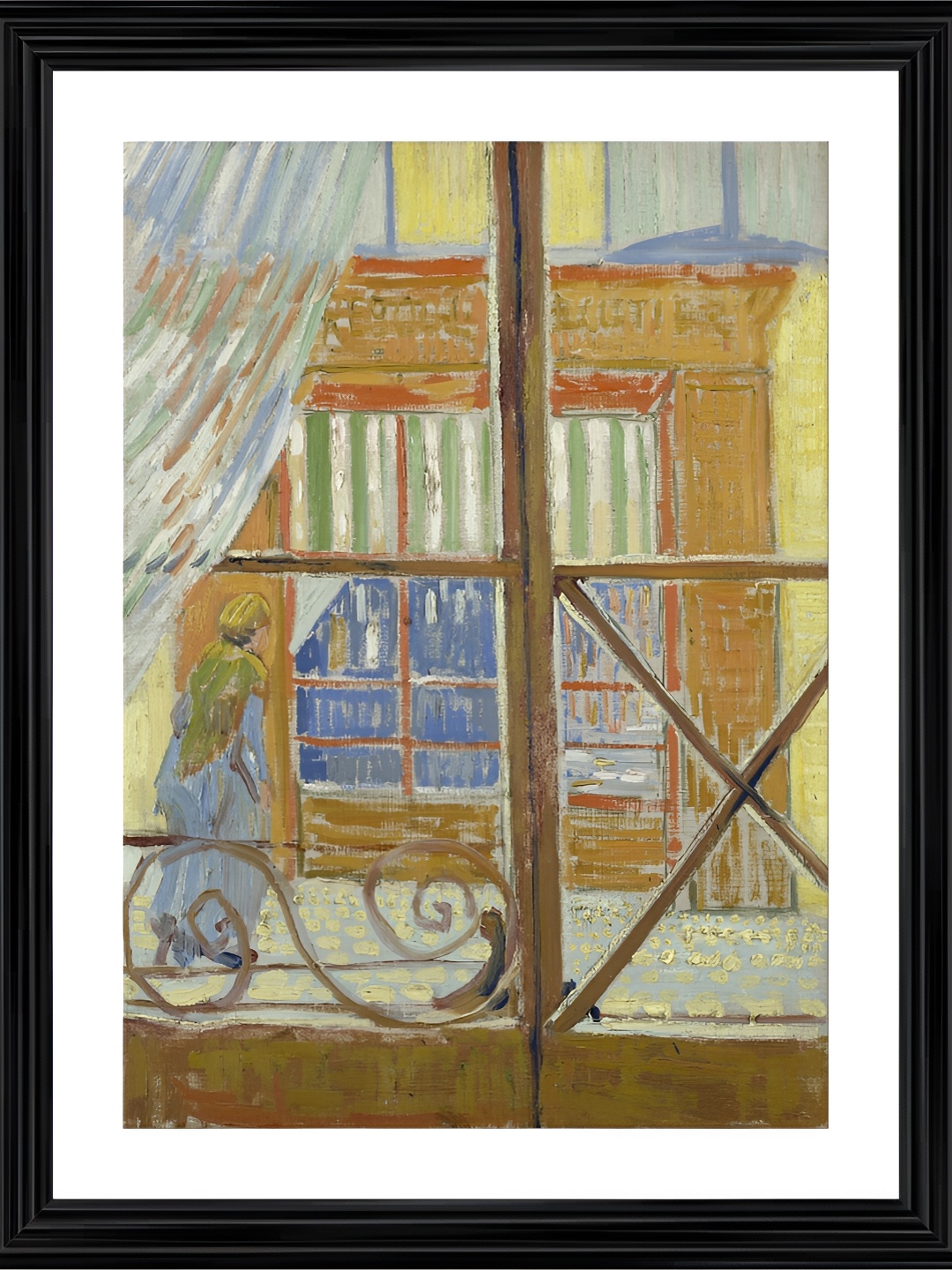 

Adventures India Green & Blue 1 Piece Wood Other Wall Paintings
