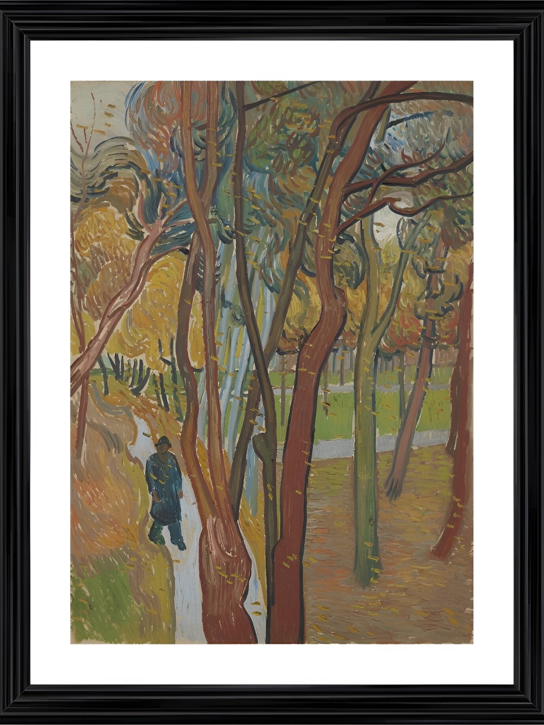 

Adventures India White & Brown Wooden Painting Wall Art
