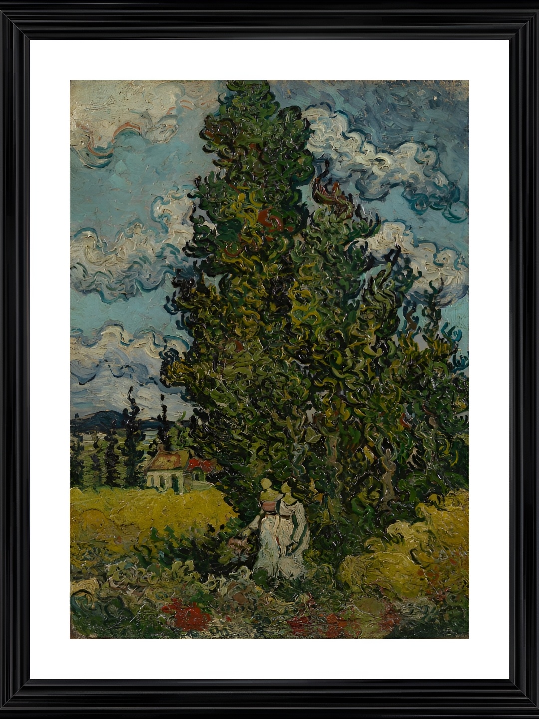

Adventures India Black & Green Wooden Paintings Wall Art