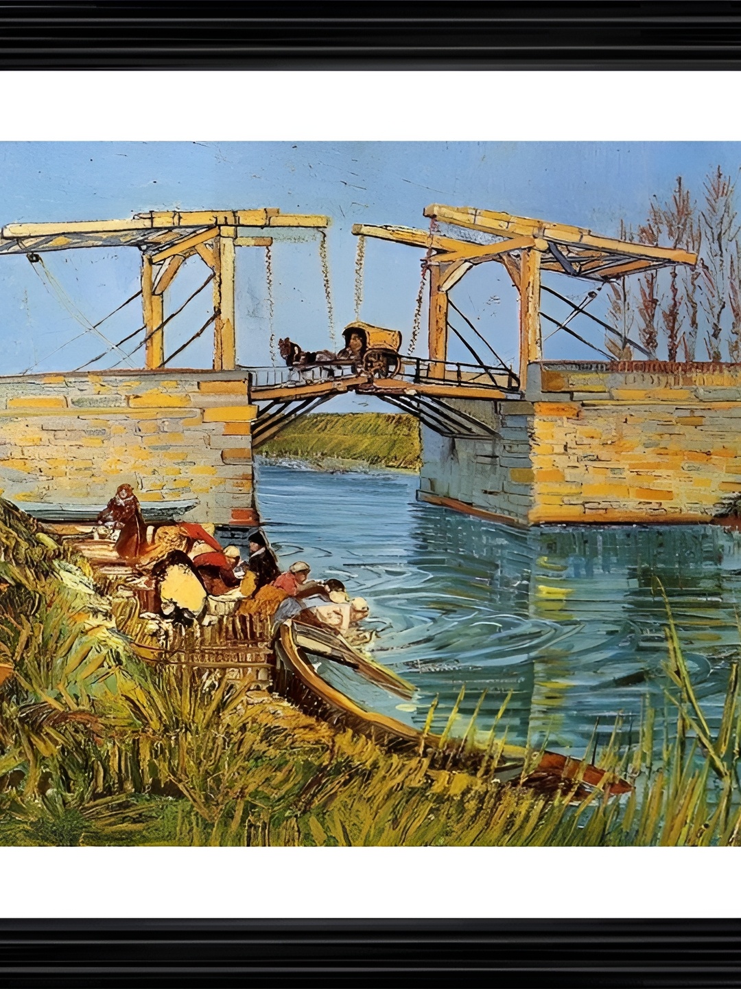 

Adventures India Blue & Brown Wooden Wall Art