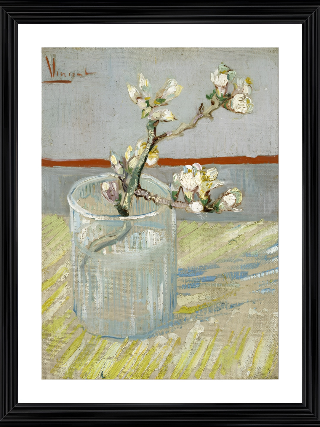 

Adventures India Black & White Wooden Floral Paintings Wall Art