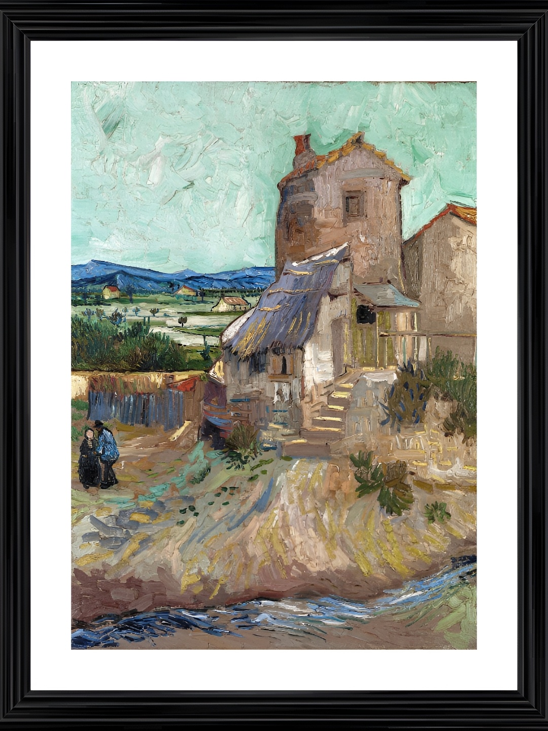 

Adventures India Brown & Blue Wooden Painting Wall Art