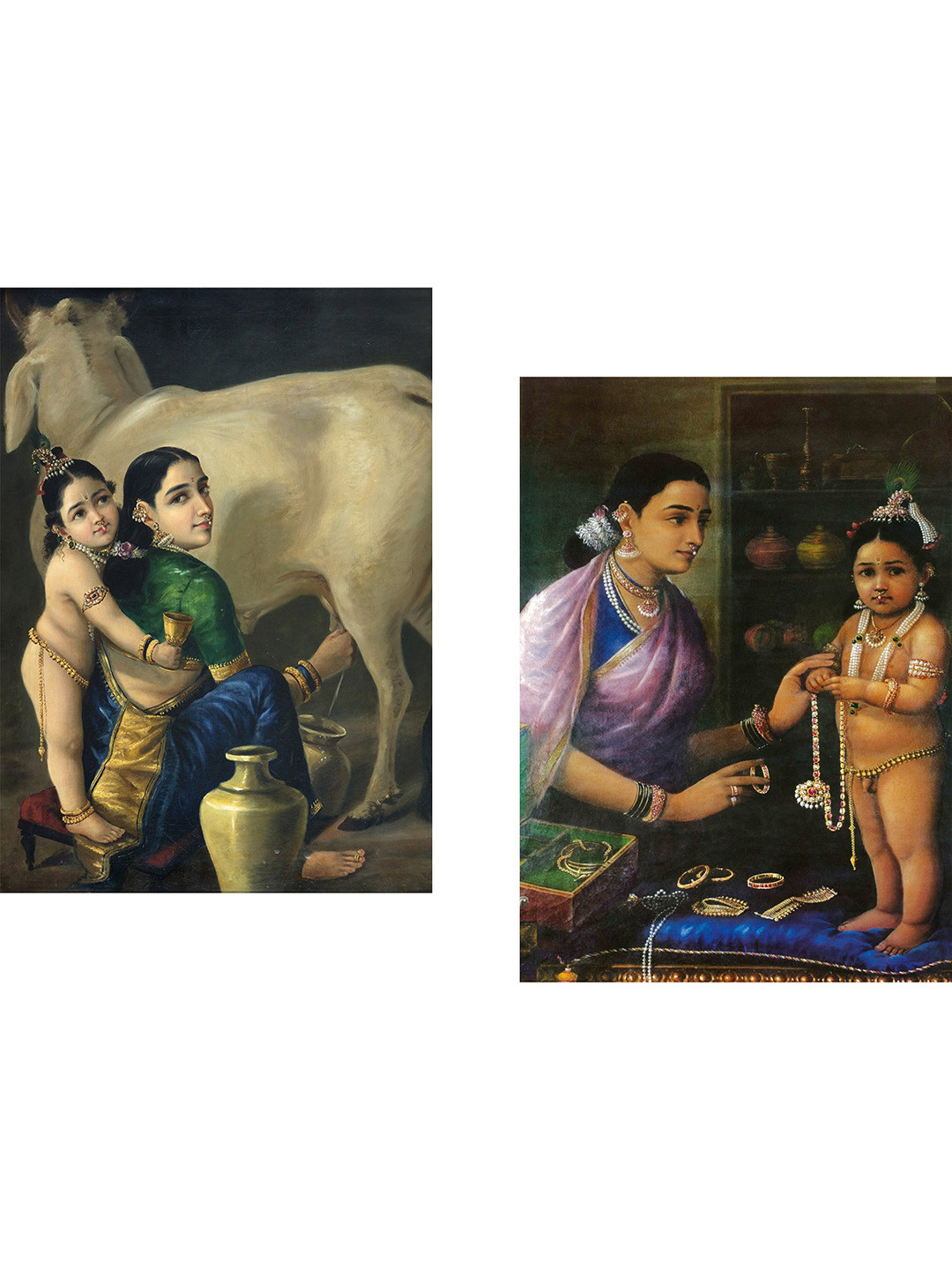 

Adventures India Brown & Green 2 Pieces Wooden Painting Wall Art