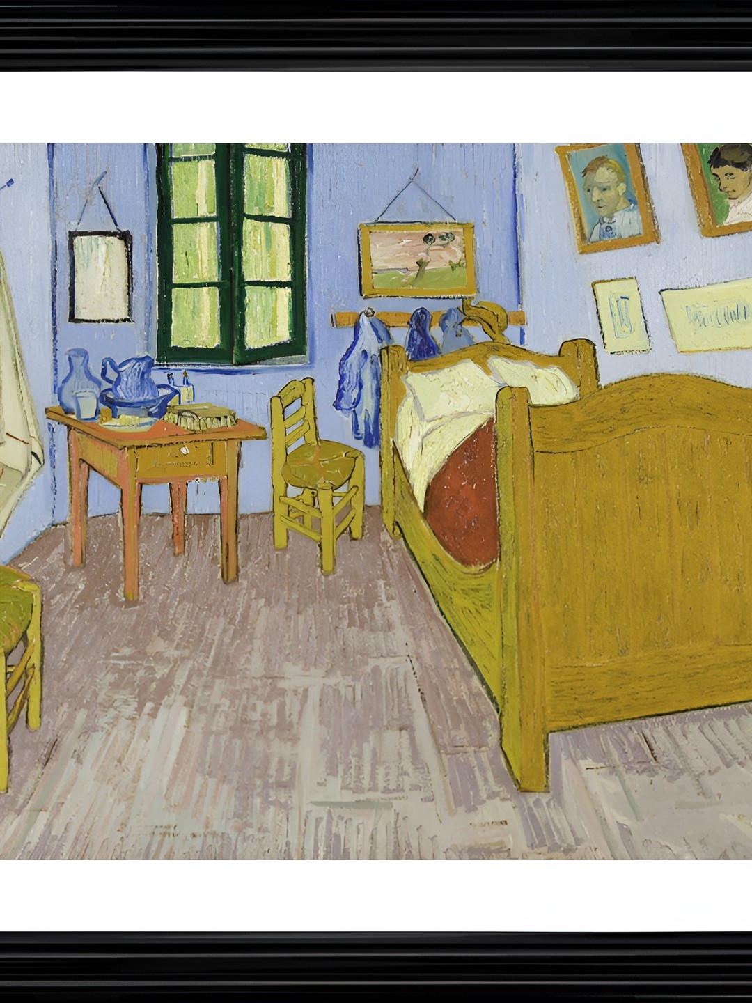 

Adventures India Blue & Brown Wooden Painting Wall Art