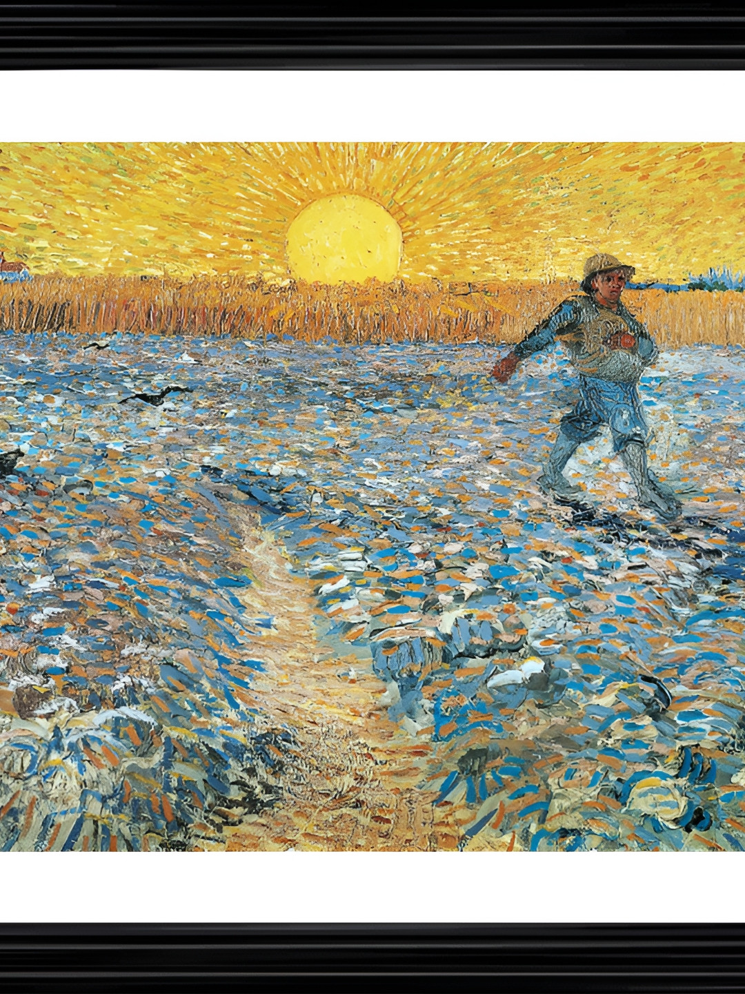 

Adventures India Blue & Yellow 1 Piece Wood Floral and Botanical Wall Paintings