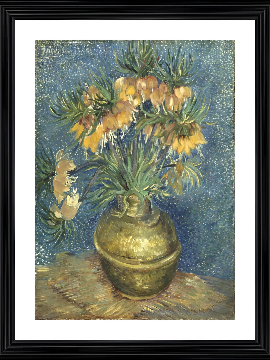 

Adventures India Blue & Yellow Wooden Wall Art