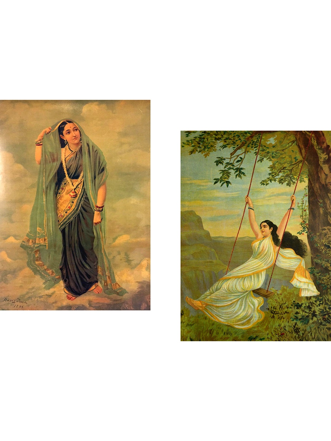 

Adventures India Brown & White 2 Piece Wooden Wall Painting