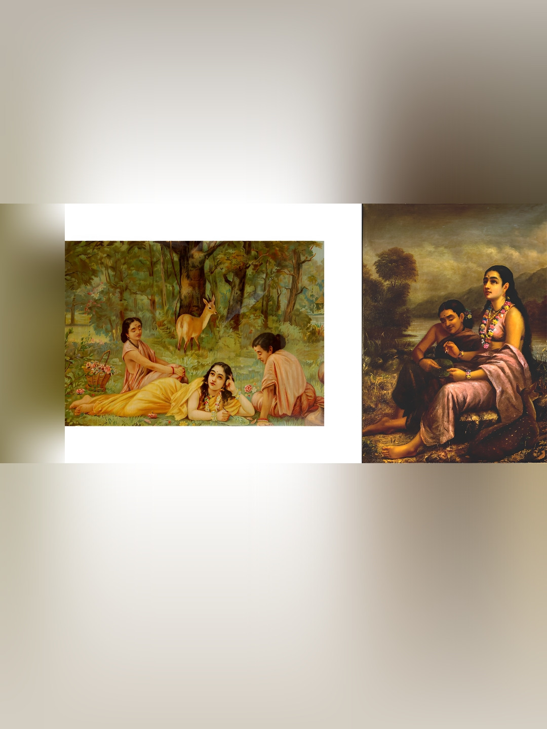 

Adventures India Green & Beige 2Pcs Wooden Other Wall Paintings