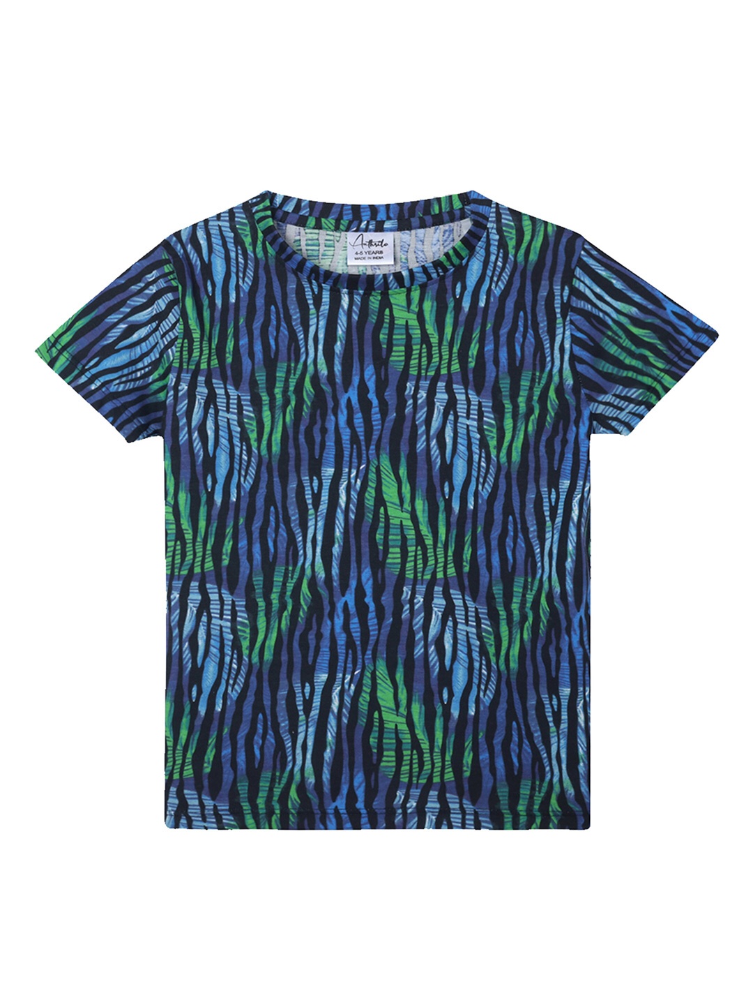 

Anthrilo Boys Striped Pockets T-shirt, Blue