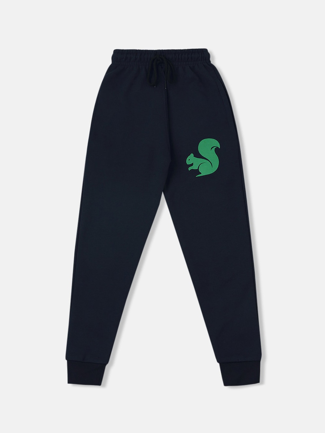 

MADSTO Boys Mid-Rise Cotton Joggers, Navy blue