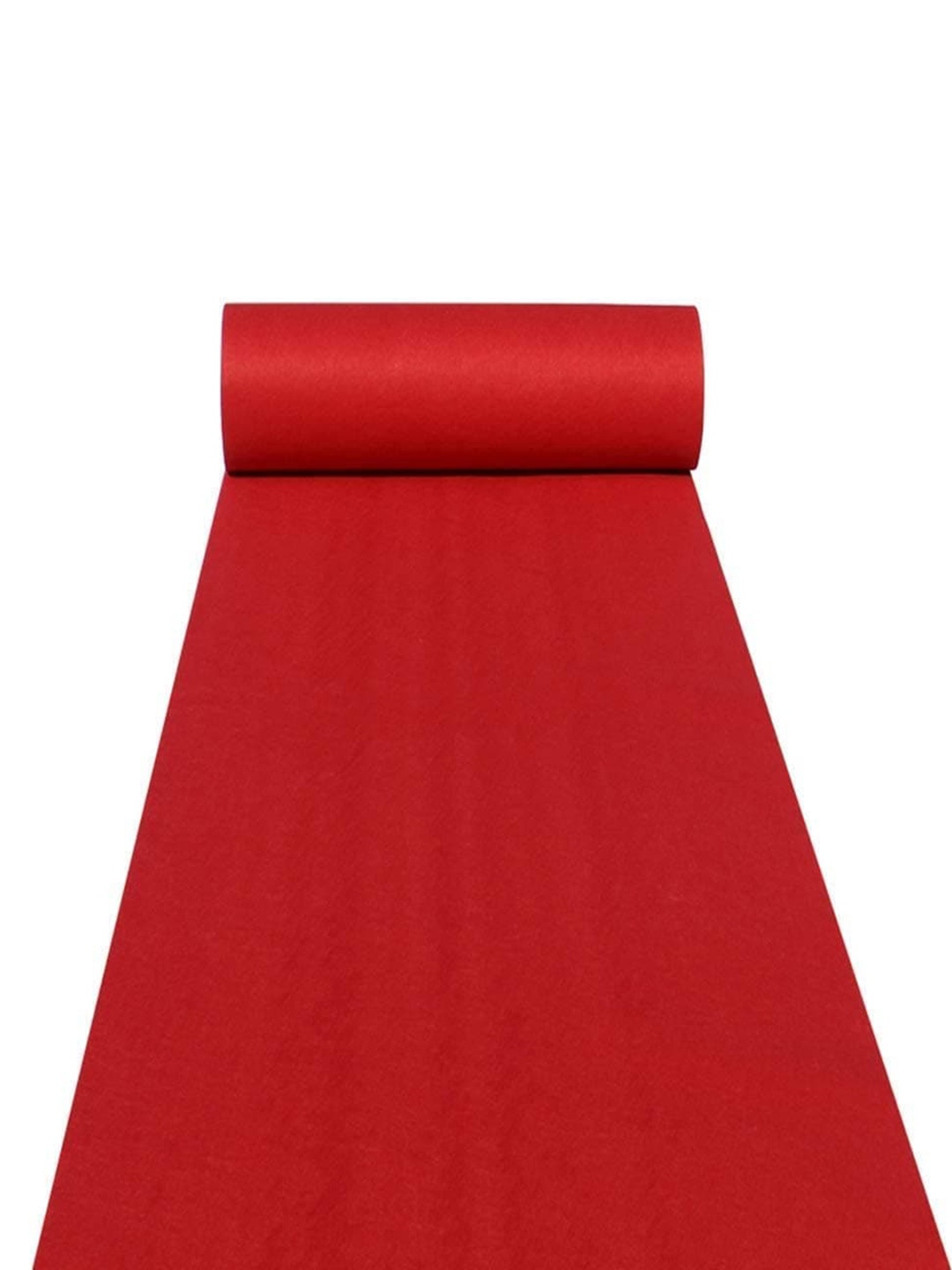 

F & B RUGS Red Non-Woven Anti-Skid Indoor Or Outdoor Carpet