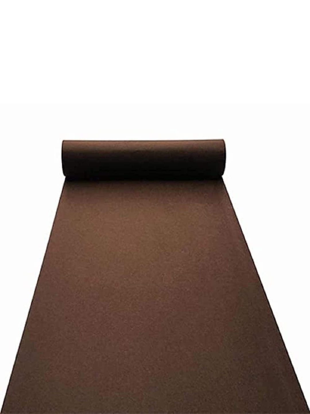 F & B RUGS Brown Non-Woven Anti-Skid Indoor Or Outdoor Carpet