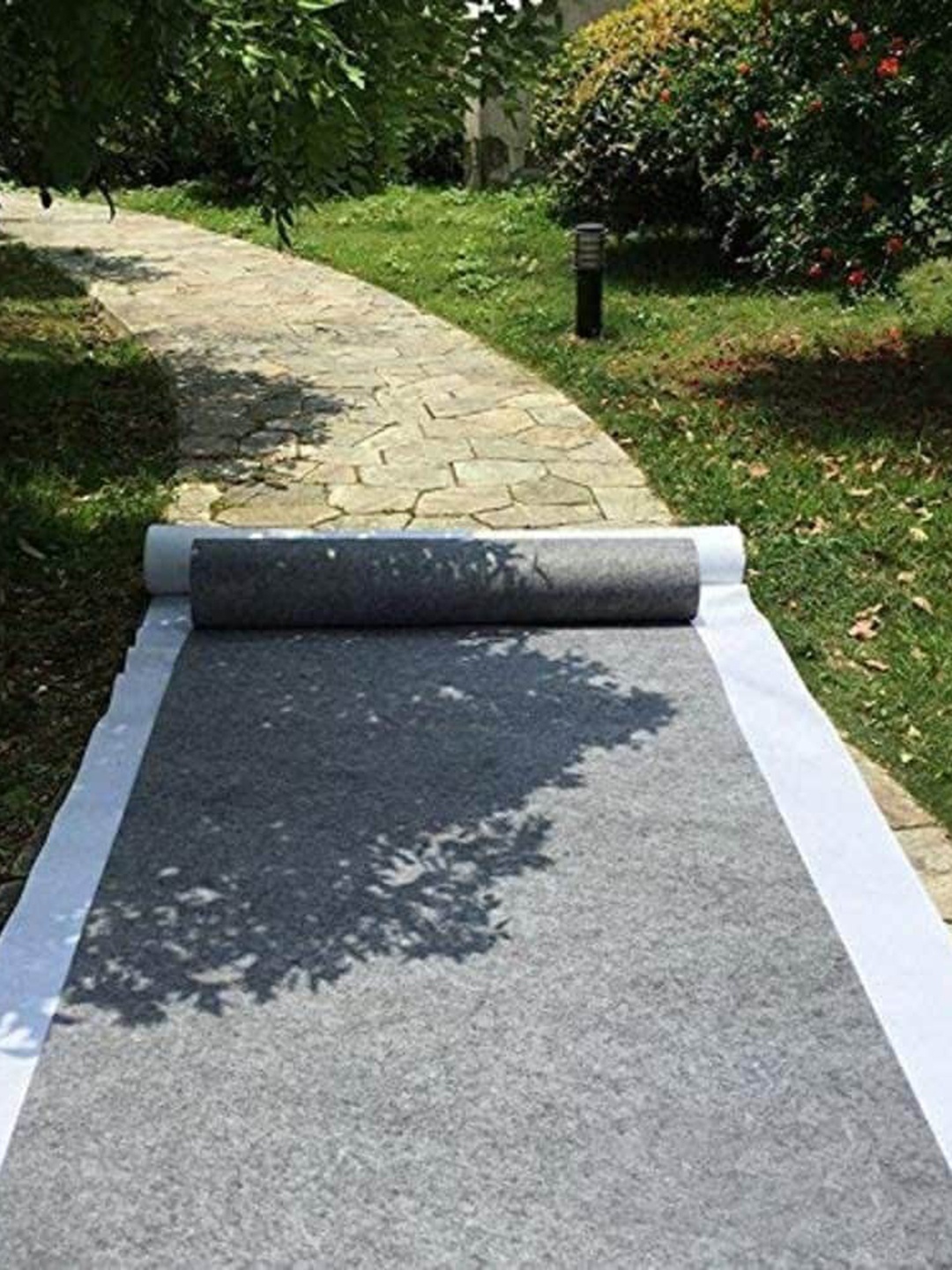

F & B RUGS Grey Non-Woven Anti-Skid Indoor Or Outdoor Carpet