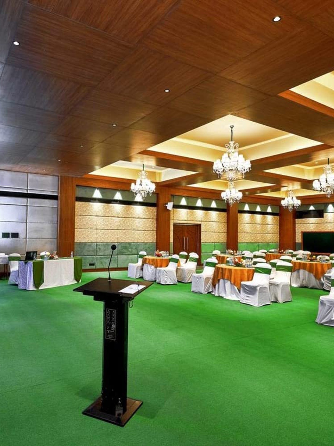 

F & B RUGS Green Anti-Skid Outdoor Carpets