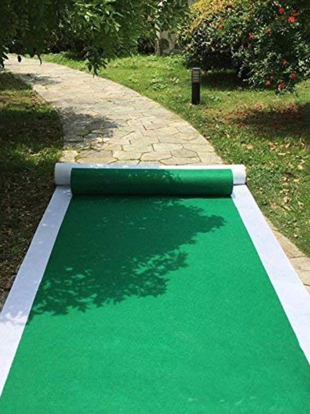 

F & B RUGS Green Anti-Skid Outdoor Carpet