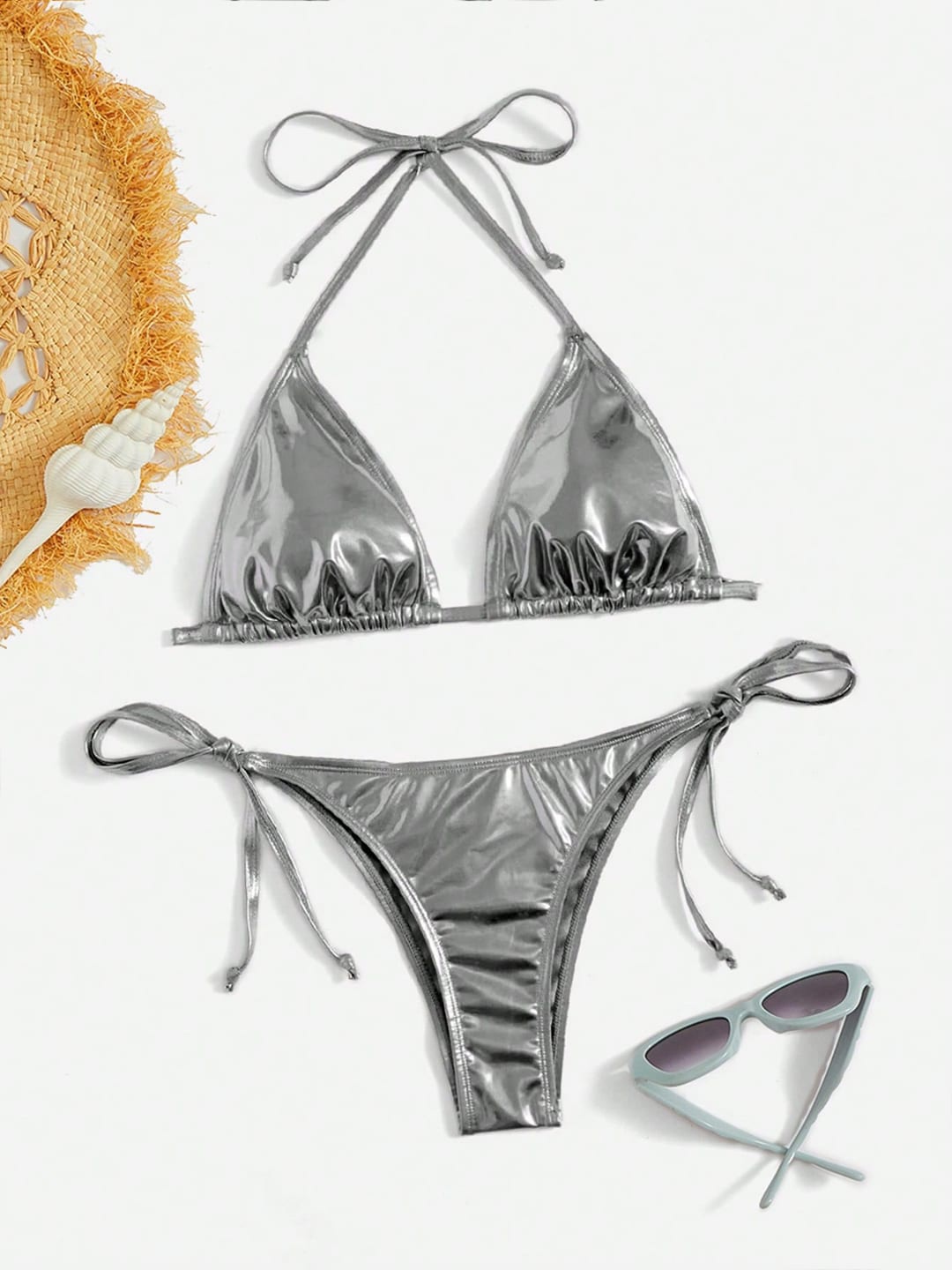 

Krelin Non-Padded Lingerie Set, Silver