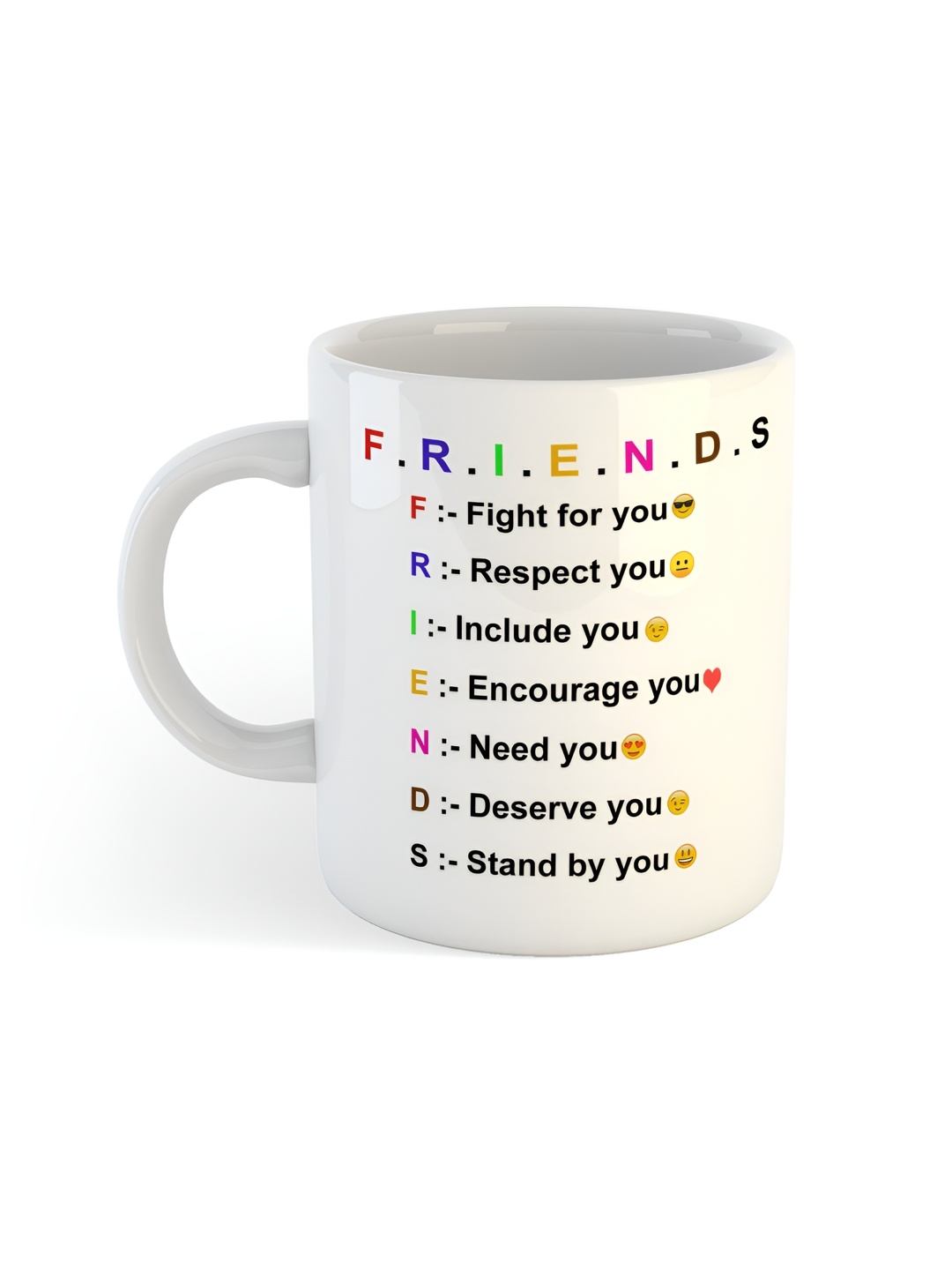 

ARTBUG White & White Printed Ceramic Glossy Core Set of Cups and Mugs