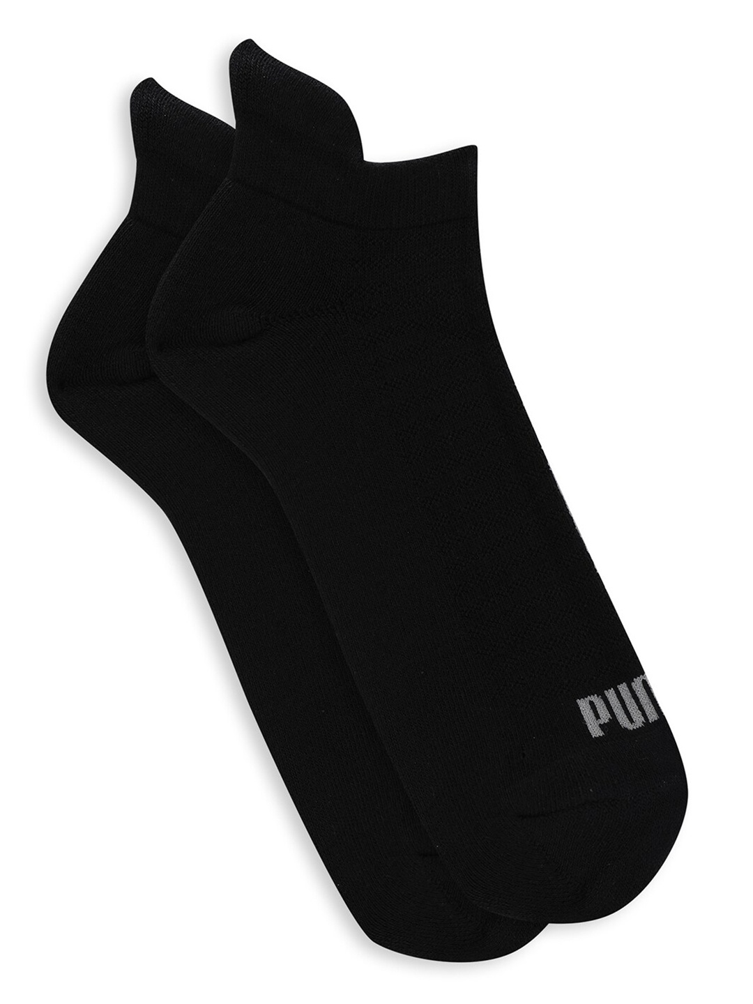 

Puma Unisex Pack Of 2 Ankle-Length Cushioned Sneaker Socks, Black