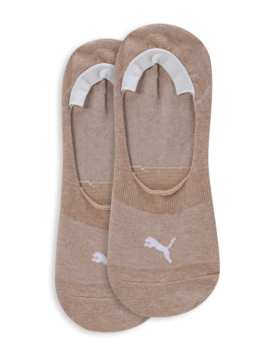 

Puma Unisex Pack of 2 Printed Cotton Ankle-Length Socks, Brown
