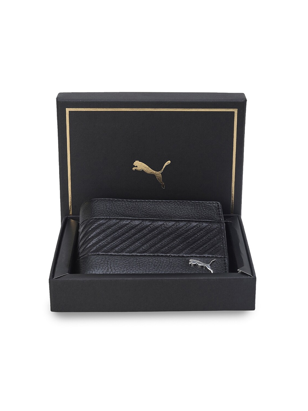 

Puma Unisex Leather Cruise Wallet, Black